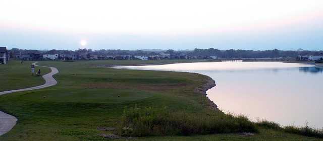 A view of a tee at Fox Run Golf Course