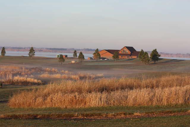 A fall view from Lake Region Golf Course