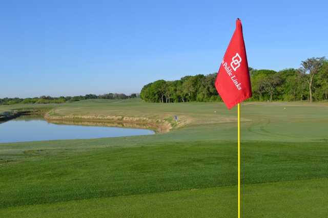 A view from a green at Roy Kizer Golf Course