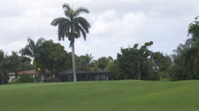 A view of a green at Orangebrook Country Club