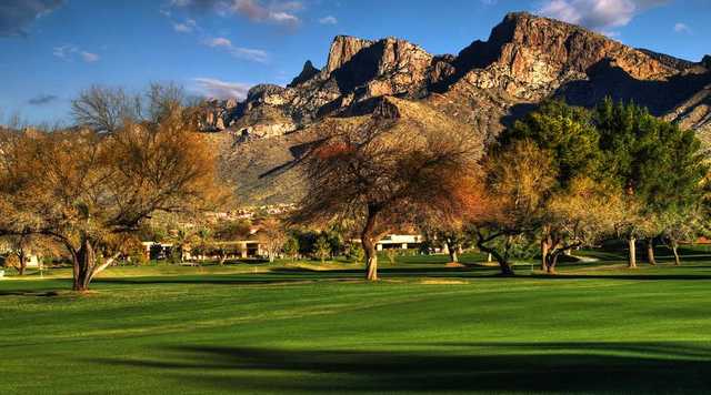 A view of a fairway at Oro Valley Country Club