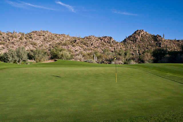 A view of the 4th green at Stone Canyon Club