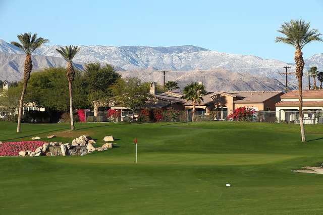 A view of the 9th green from Palm Desert Country Club