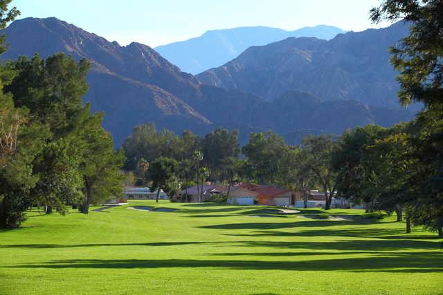 A view of fairway #12 at Palm Desert Country Club