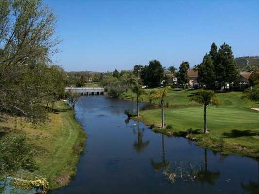 A view over the water of green #9 at Palacio Del Mar Golf Course (Matt G.)