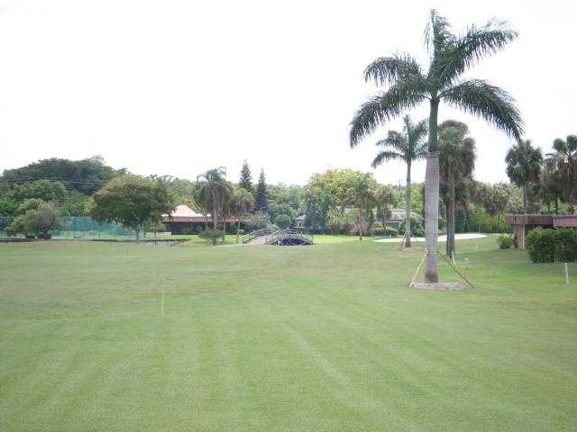 A view of the 15th fairway from West at Woodlands Country Club