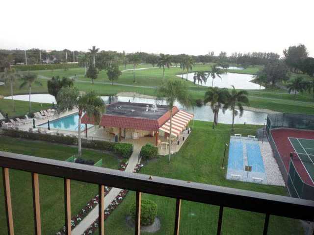 A view from the clubhouse at Hollybrook Golf & Tennis Club