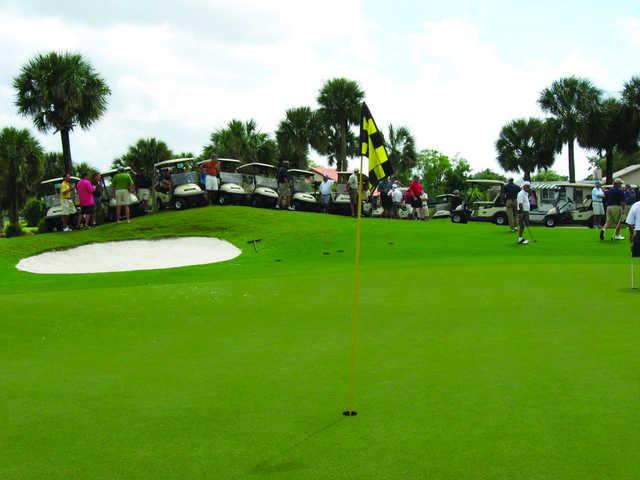 A view of a hole at Plantation Preserve Golf Course