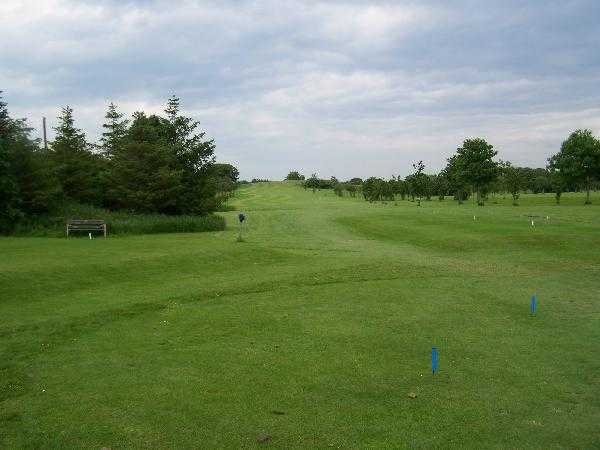 A view from the 15th tee at Caernarfon Golf Club