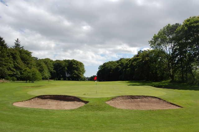 A view of a hole at McDonald Golf Club