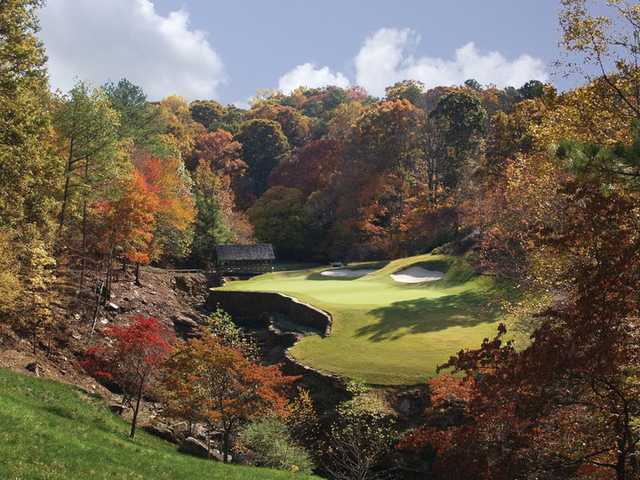 A fall view from Atlanta Country Club