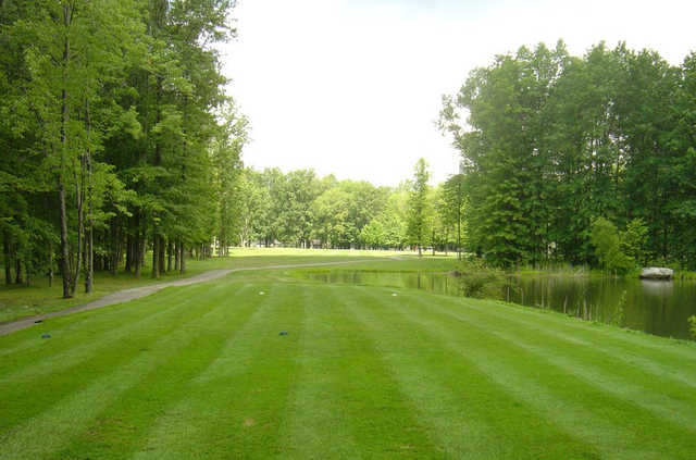 A view from the 9th tee at Bedford Trails Golf Course