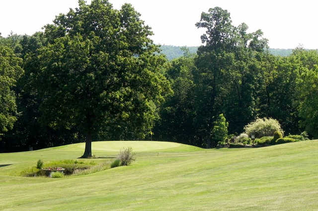 A view from a fairway at Cabin Greens Golf Course
