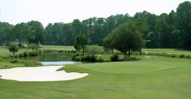 A view of the 7th hole at Ironwood Golf Course