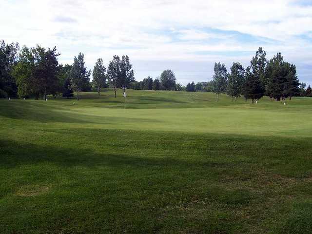 A view of a hole at Pleasant Hills Golf Club