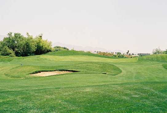 A view from fairway #14 at Mojave Resort Golf Club