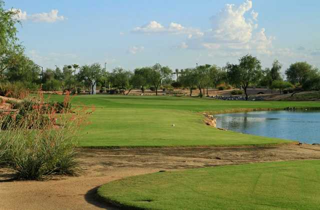 A view of from tee #6 at Desert Springs Golf Course (Grand Golf)