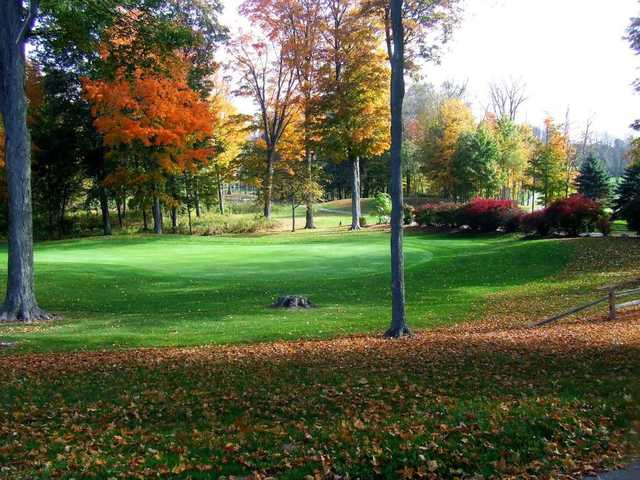 A view of the green #4 at Midday from Centennial Acres