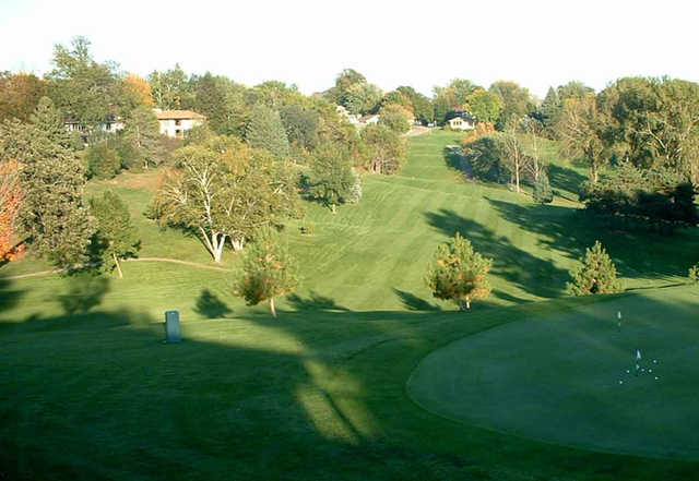 A view of a fairway at Red Wing Golf Course