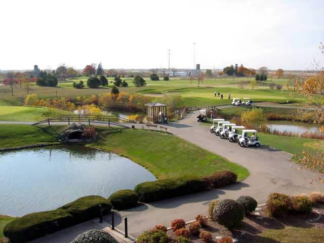 A view from Naperbrook Golf Course.