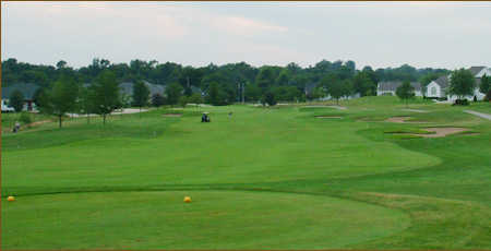 A view from tee #1 at Hunters Ridge Golf Course