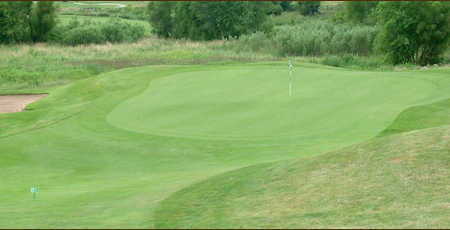 A view from the right side of the 1st fairway at Hunters Ridge Golf Course