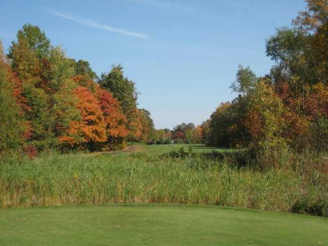 A view from tee #7 at Whittaker Woods Golf Course
