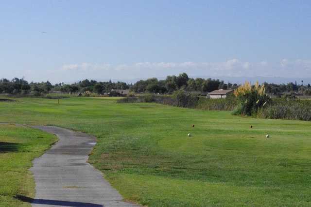 A view from a tee at Fremont Park Golf Course