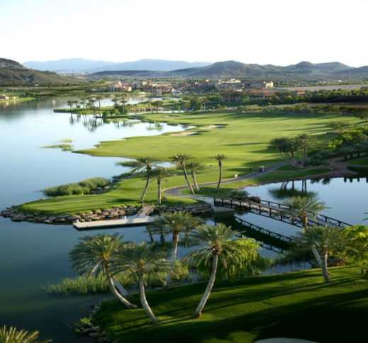 A view from Reflection Bay Golf Club