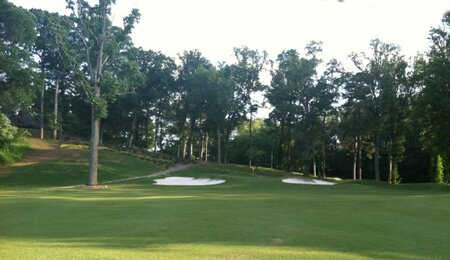 A view of a fairway at John A. White Golf Course