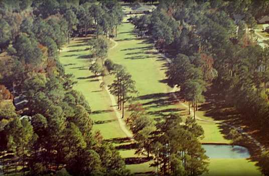 Aerial view from Pinewood Golf Club