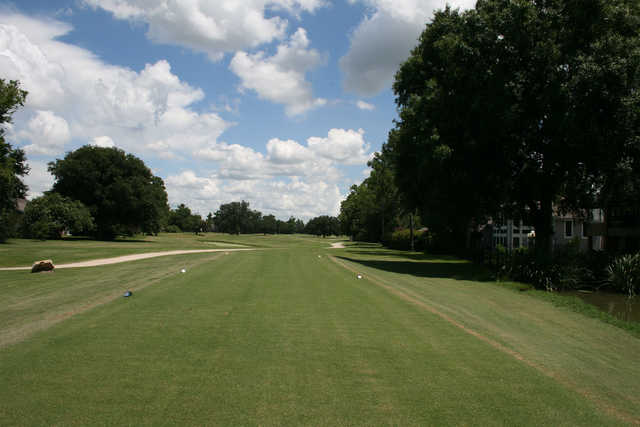 A view from a tee at Cypress Lakes Country Club