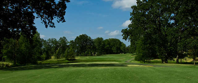 A view from a fairway at Olde Oaks Golf Club.