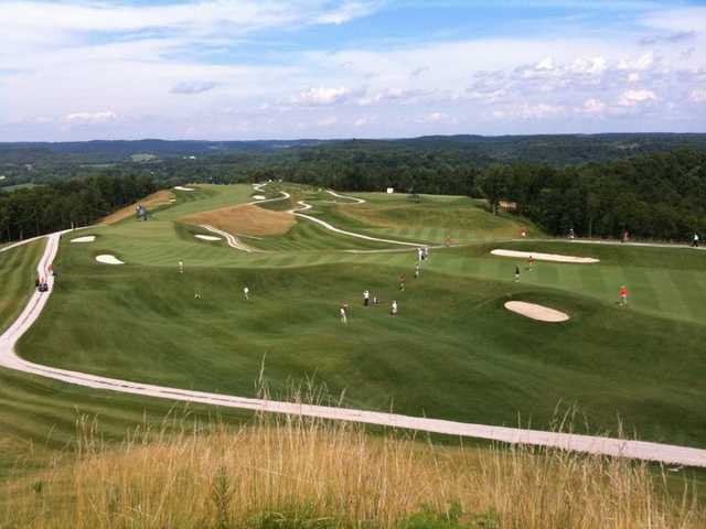 A view from Hanging Rock Golf Club