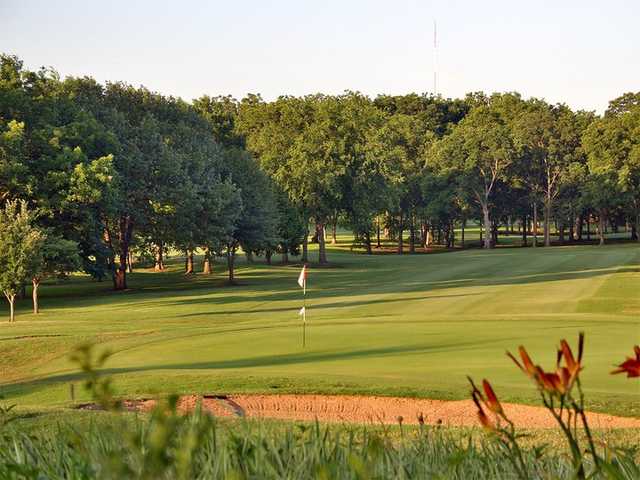 A sunny day view from Heritage Hills Golf Course