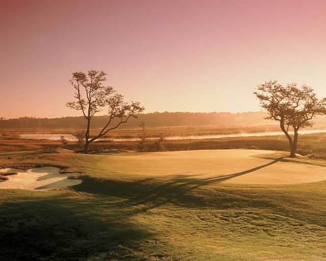 A sunny day view from  Rivers Edge Golf Club