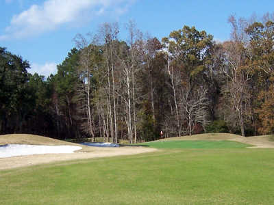 A view from a fairway at Island West Golf Club