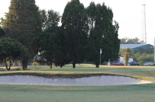 A view of the 13th hole at Bartow Golf Course