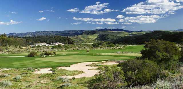 Rustic Canyon: The last par-3, the 17th (Rob Brown/Rustic Canyon G.C.)