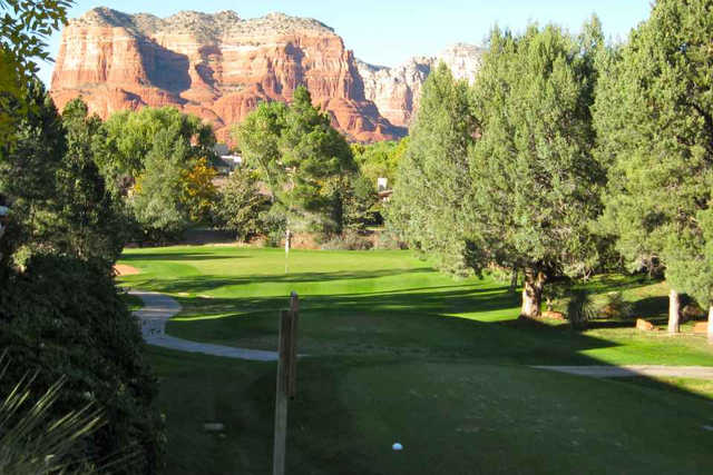 A view from a tee at Canyon Mesa Country Club