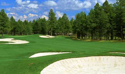 A view of a fairway from Meadow at Forest Highlands Golf Club