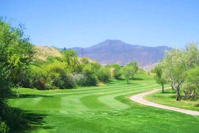 A view of a fairway at Coyote Trails Golf Course