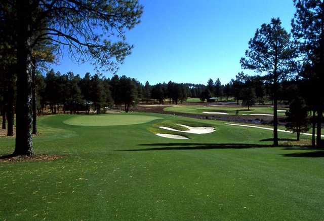 A view of hole #9 at Flagstaff Ranch Golf Club
