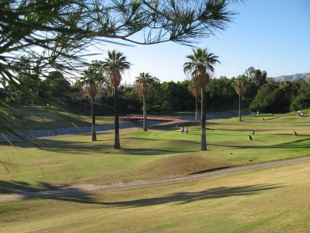 View of the 9th green from Brea Creek Golf Course