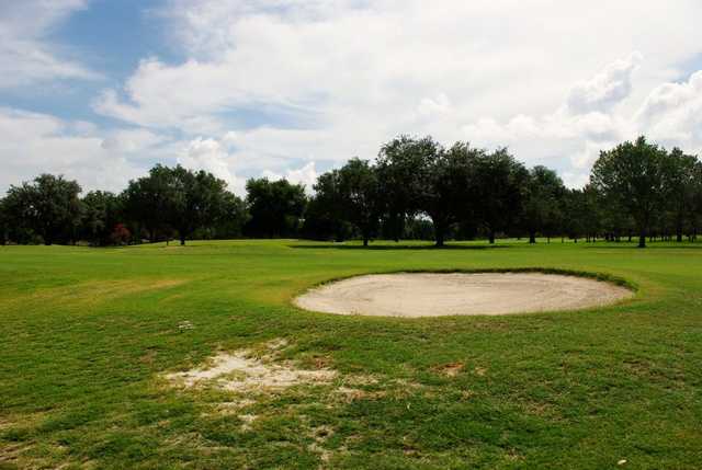 A view of a fairway from Bartow Golf Course