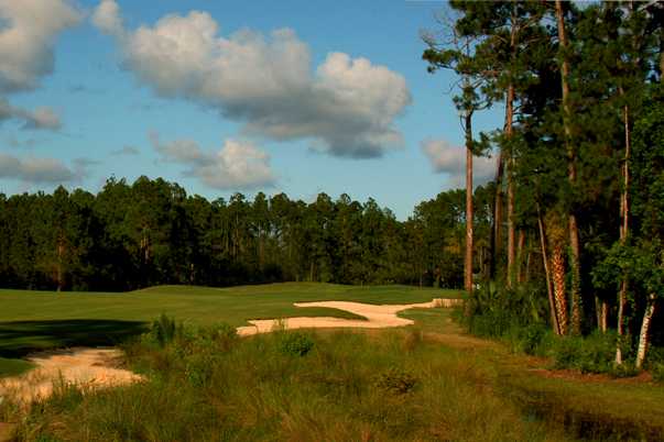 A view of a fairway at Grand Club Pine Lakes Course