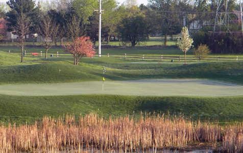 A view of a green at Grayslake Golf Course