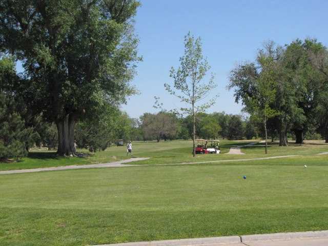 A view of a tee at Carey Park Golf Course