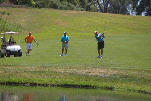 A view over the water from Indian Bluff Golf Course