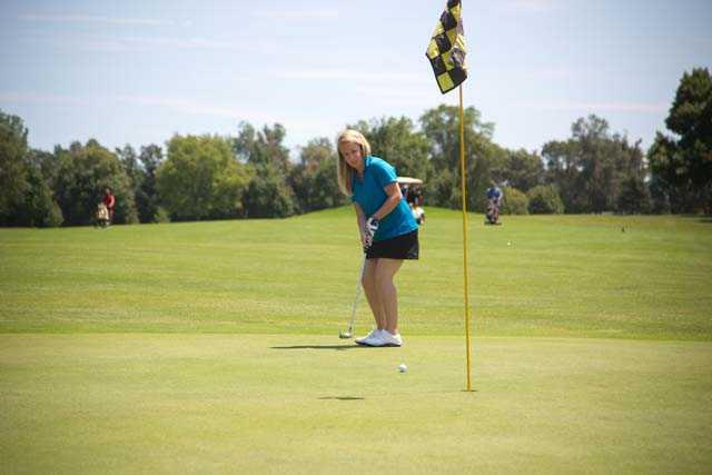 A view of a hole at Indian Bluff Golf Course